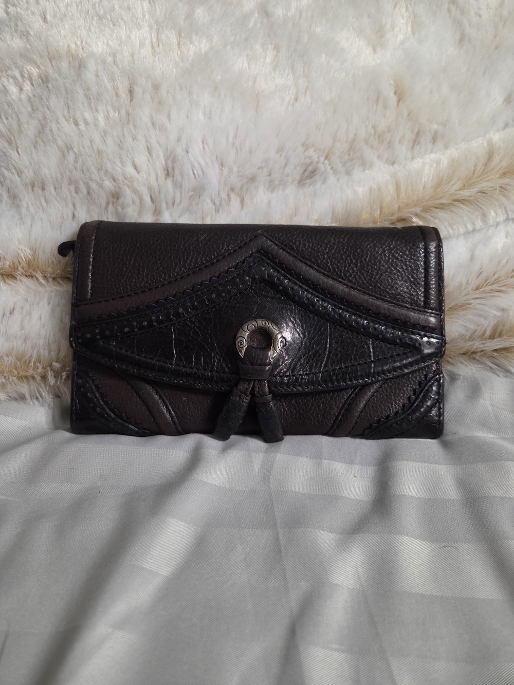 Brighton Two-Tone Leather Wallet